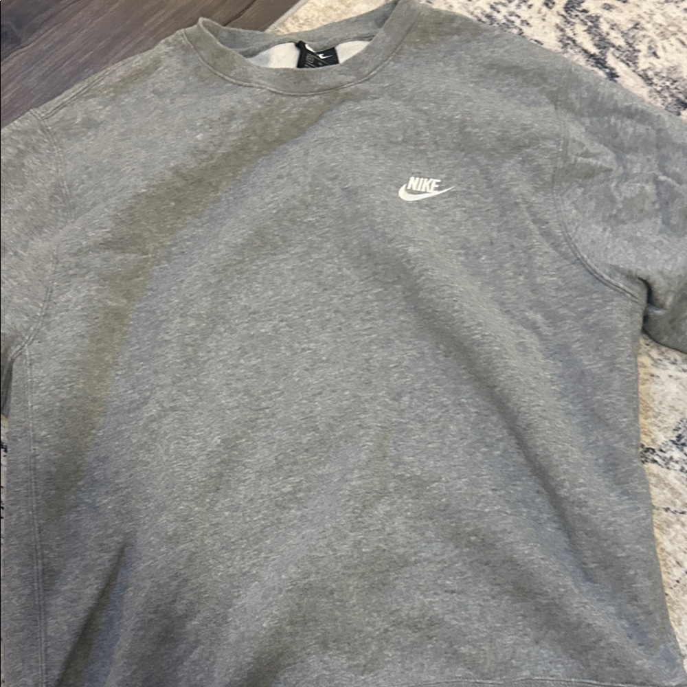 Nike Heather Gray Crewneck Sweatshirt